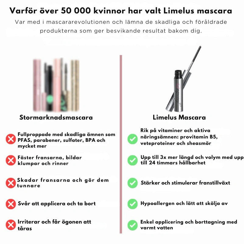 IronEye | Naturlig, förlängande och vårdande mascara