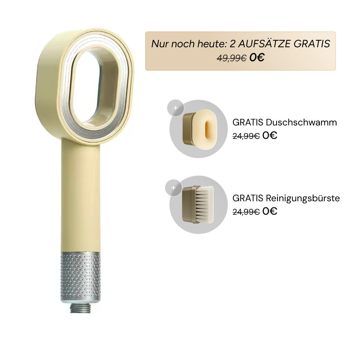 Doyoo Pure™ 3in1 Premium Filterduschkopf