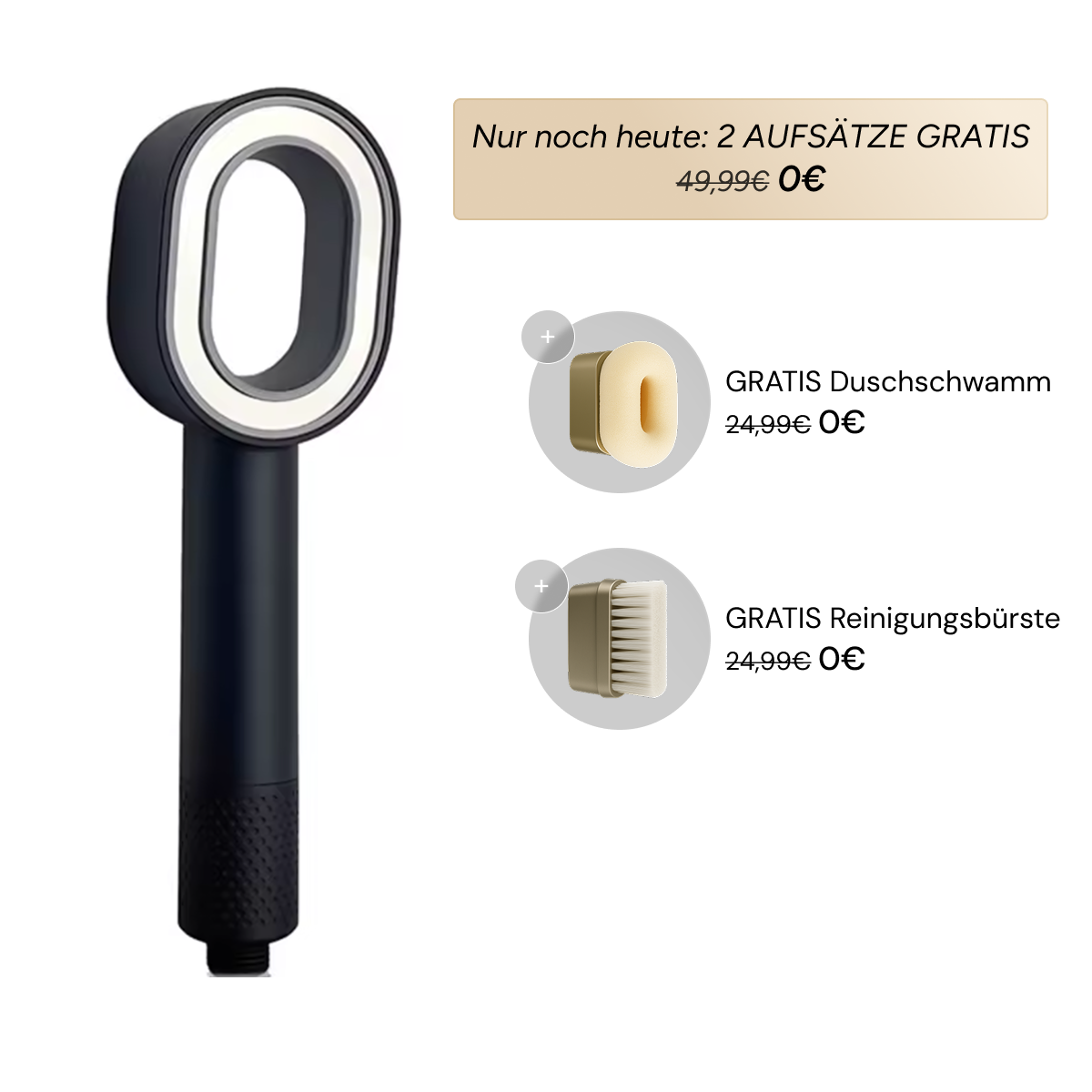 Doyoo Pure™ 3in1 Premium Filterduschkopf