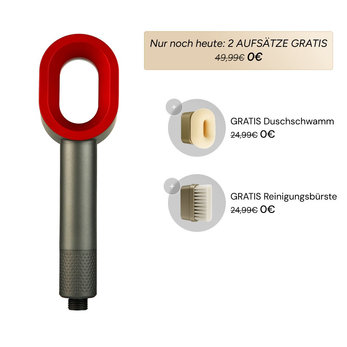 Doyoo Pure™ 3in1 Premium Filterduschkopf